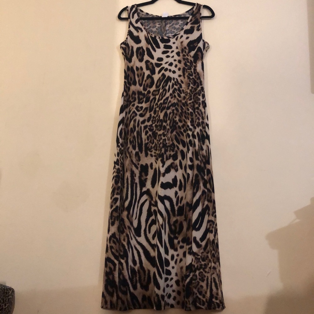 Cheetah casual dress